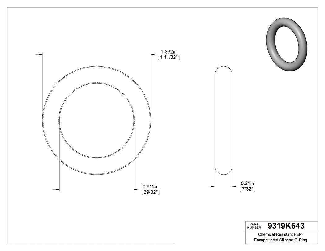 Technical drawing - 9319K643